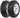 2 PACK  ST205/75D15 Bias Trailer Tire with 15" White Wheel - 5 on 4-1/2" - Load Range C