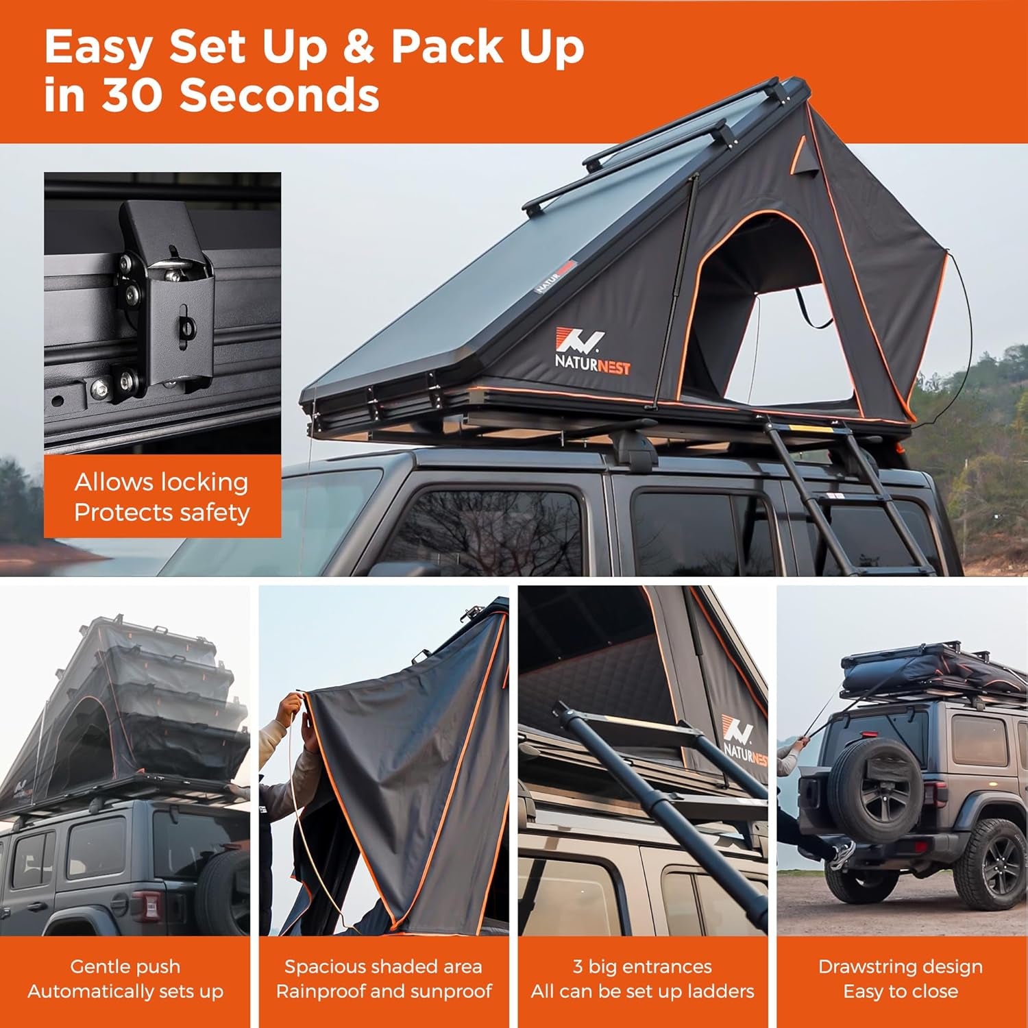 nature nest rooftop tent Naturnest Rooftop Tent Hard Shell, Nature Nest Roof Top Tent Hardshell – Auto Essentials Co