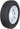 2 PACK  ST205/75D15 Bias Trailer Tire with 15" White Wheel - 5 on 4-1/2" - Load Range C