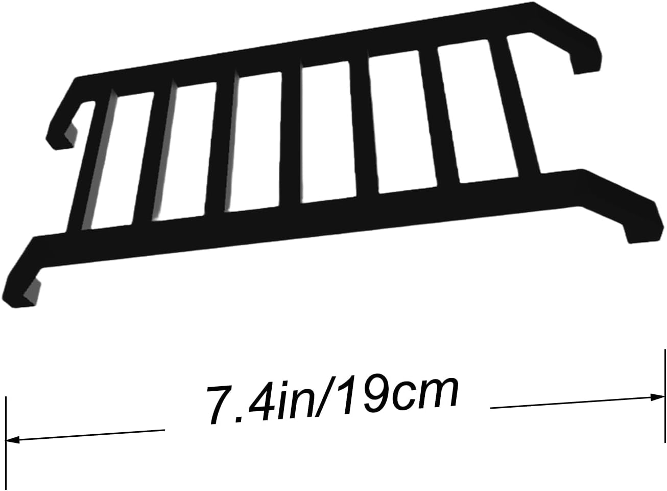 Magnete Per Auto A Scaletta Wadder - Accessorio Auto Divertente In Alluminio - Fissaggio Magnetico Per Auto, Camion, SUV - 13x4,8 Cm